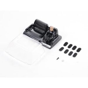 FMS FCX18 Camouflage RC Trucks Simulation Mini RC Crawler with Chervolet K10 Cockpit and Driver B Set Brown Hair