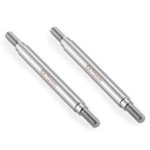 Zolikar RC Stainless Steel Suspension Links Chassis Linkage Set 70mm Perfect for 1 10 Scale SCX10 TRX4 RC Crawler Events