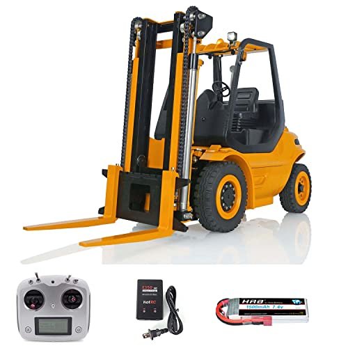 LESU 1/14 Scale RC Hydraulic Forklift Model Truck with Light Sound I6S Radio Controller Perfect for RC Semi Truck Forum Enthusiasts