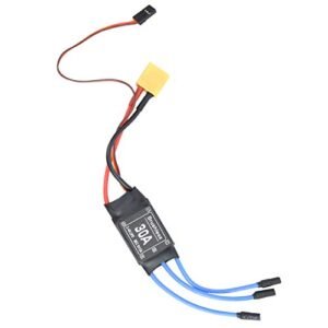 Yctze 30A Brushless ESC with XT60 for F104 RC Plane Drone Helicopter FPV Quadcopter 5V 20A BEC 2300KV 12A 30Amp 50A 6S Adjustable Turn