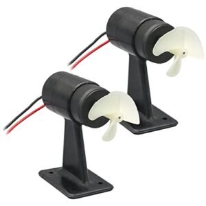 EHJRE RC Gas Turbine Jet Engine Boat Underwater Thruster Motor with 3 Blade Propeller for RC Ship Models