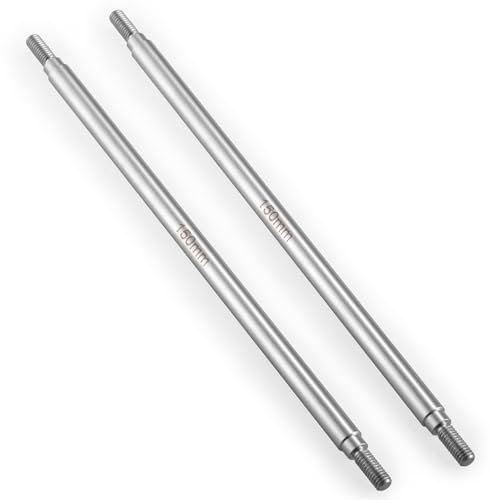 QUPA AM STORE RC Stainless Steel Suspension Links 150mm Chassis Linkages Set for 1/10 Scale Upgrades SCX10 TRX4 RC Drift Car Chassis Accessories