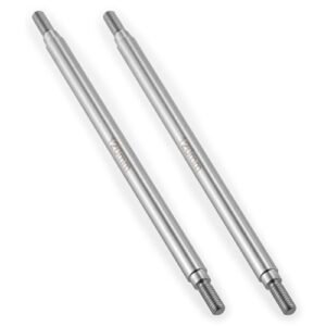 QUPA AM STORE RC Car Tube Chassis Stainless Steel Suspension Links 120mm Set for 1/10 Scale SCX10 TRX4 Crawler Upgrades