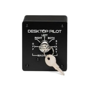 Desktop Pilot Cessna 172 RC Plane Plans Spring Return Key Switch for Flight Simulators