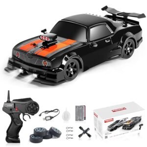 YUZ Remote Control Car RC Drift Car 1/16 Scale 4WD 18KMH High Speed Toy with LED Lights Perfect Gift for RC Planes Denver Enthusiasts