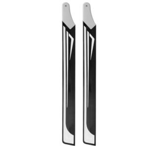 FlyWing FW450 V3 RC Helicopter Propellers Main Rotor High Strength Dual Propeller Set Perfect for RC Chili Bowl Rules Enthusiasts