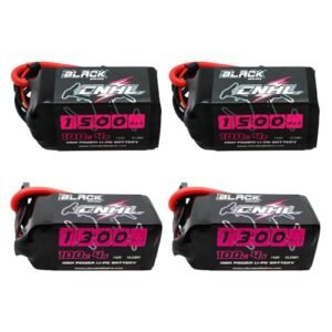 CNHL 1500mAh 4S Lipo Battery 14.8V 100C with XT60 Plug for FPV Drones