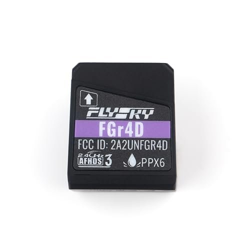 Flysky FGr4D 4CH 2.4GHz AFHDS3 Protocol Waterproof RC Boat Motor Receiver with Built in Antennas