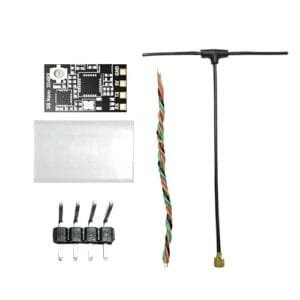 SpeedyBee ELRS FPV Receiver 2.4ghz ExpressLRS Nano Drone vs RC Plane RX Module with 78mm UFL T Antenna
