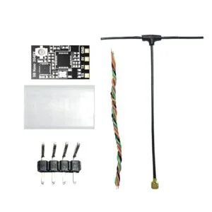 SpeedyBee ELRS FPV Receiver 2.4ghz ExpressLRS Nano Drone vs RC Plane RX Module with 78mm UFL T Antenna