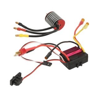 RiToEasysports 2430 Brushless Motor 35A ESC Combo Set for RC SU 27 Jet Cars 7200KV