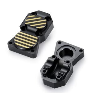 QUPA AM STORE 2Pcs Brass Diff Cover Front and Rear Axle Covers for 1/24 Axial SCX24 Bronco Deadbolt C10 JLU Gladiator 90081 RC Crawler Car at Reno RC Hobby Store