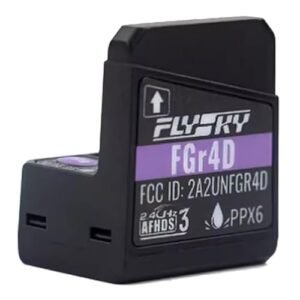 Goolsky Flysky FGr4D 2.4GHz 4CH Waterproof Receiver Dual Antenna RC Boat Bits Compatible with Flysky AFHDS 3 Transmitters