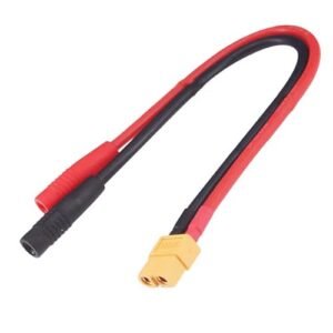 Wmzjnljy XT60 Female to 4mm Banana Bullet Female Connector Adapter Cable 12awg 30cm 12in W74 1