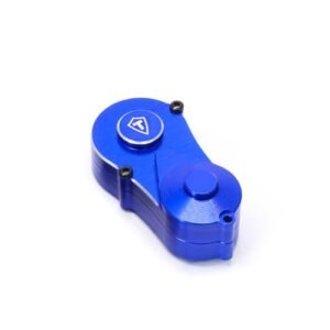 TREAL Aluminum 7075 Mini Stinger RC Helicopter Transmission Gearbox Protective Case Set Blue