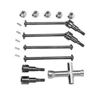 SCY Hovercraft RC Modell Steel CVD Driveshaft Set for 1/16 Scale RC Cars 16101 16102 16103 16201PRO