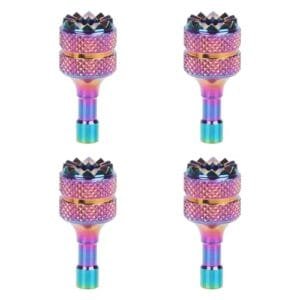 DJI Mini RC Hovercraft 4pcs Detachable Aluminum Alloy Control Sticks for Mini 3 Mini 3 Pro Mini 4 Pro Air 3 Mavic 3 Pro RC RC 2 Remote Controller Replacement Accessories Colorful