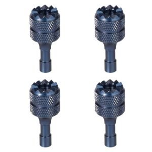 DJI RC Mini Hovercraft Control Sticks 4pcs Detachable Aluminum Alloy Joysticks for Mini 3 Pro Mini 4 Pro Air 3 Mavic 3 Pro RC RC 2 Remote Controller Replacement Accessories Blue