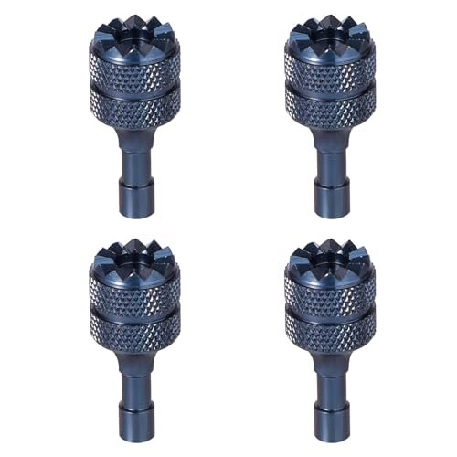 DJI RC Mini Hovercraft Control Sticks 4pcs Detachable Aluminum Alloy Joysticks for Mini 3 Pro Mini 4 Pro Air 3 Mavic 3 Pro RC RC 2 Remote Controller Replacement Accessories Blue