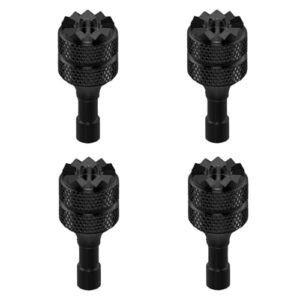 Hobby Pro RC 4pcs Detachable Aluminum Alloy Drone Joysticks for DJI Mini 3 Mini 3 Pro Mini 4 Pro Air 3 Mavic 3 Pro RC RC 2 Remote Controller Replacement Accessories Black