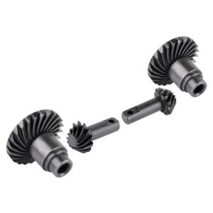 GoHobby Steel 12T/24T Overdrive Gears Helical Gear Set for TRX4M TRX4MT Upgrades 1/18 RC Crawler, Front & Rear (4-Pack)
