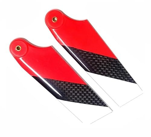 STASRC Tarot 95mm Carbon Fiber Tail Rotor Blade Red for Align Trex 600 Electric RC Helicopter