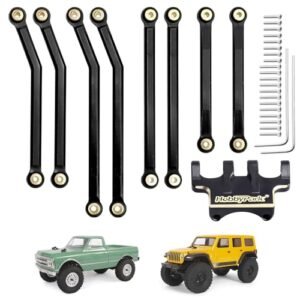 HobbyPark Aluminum High Clearance Links Brass Link Mounts for Axial SCX24 C10 1/24 Scale RC Crawler Competition Rules