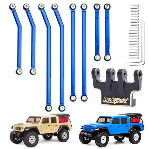 HobbyPark Aluminum High Clearance Links for Axial SCX24 Gladiator RC Willey Patio Furniture Clearance