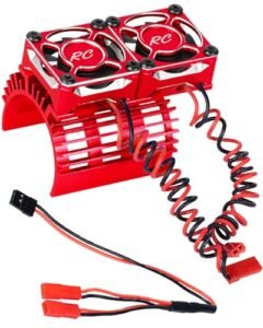 HopsupRC RC Motor Cooling Fan for 1/8 Scale RC Car Hobby Lobby 40mm 42mm Brushless Motor with Metal Cover