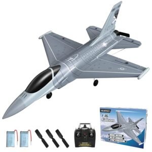 RCSHOBBY 4 Channel 2.4Ghz RC Jet F 16 Fighter Falcon Ready to Fly Airplane with X Pilot Stabilizer System Best RC Jet for Adults