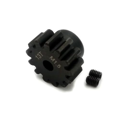 Traxxas Harden Steel Motor Gear 13T M1.5 for Cardboard RC Plane Design Durable D Shaped 5MM Middle Hole