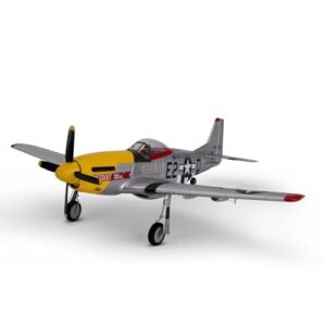 E flite RC Airplane UMX P 51D Detroit Miss BNF Basic with AS3X Technology Requires RC Battery Charger Leads EFLU7350