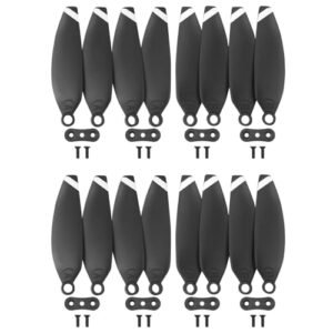 MOONZON 16PCS Propeller for HT50 V11mini F11MINI F7MINI HS175D X500Pro X650 Z6pro Q5 Q7 WF31 RC Quadcopter Remote Control Drone Blade Spare Parts Perfect for Rickey Henderson RC Enthusiasts