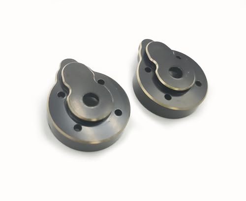 HobbyPlus EVO EVO PRO Brass Front Portal Hub V2 Upgrade Parts for Pitbull RC Rock Crawler Tires