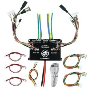 FLIPSKY FT85BD Dual ESC 84V 200A Electric Retracts for RC Airplanes Speed Controller with Aluminum Case