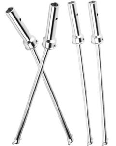 BRCatWPark 4PCS Front Rear Drive Shaft CVD Hop up for 1/5 Arrma Outcast KRATON 8S BLX Harden Steel 45 Silver