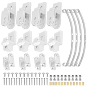 ShareGoo Nissan Leaf Nismo RC Body Kit Hard Leaf Spring Suspension Steel Bar Kit for WPL B1 B14 B16 B24 C14 C24 4x4 6x6 1/16 RC Car Silver 4WD