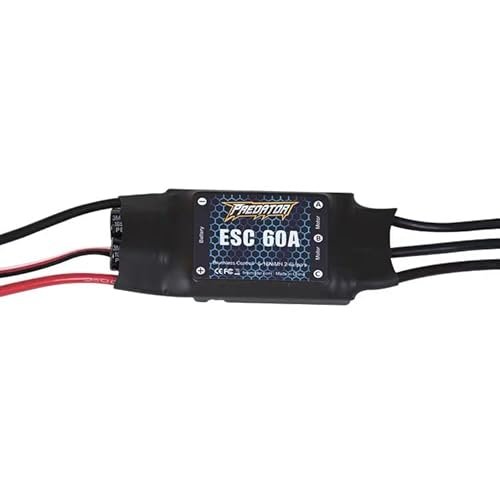 VilogaRC Predator ESC 60A Brushless Electric Speed Controller with XT60 Plug for Eclipson RC Plane and Model Aircraft
