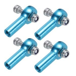 uxcell M4xL26mm Ball Rods End Head Ball Joint Buckle for World's Largest RC Concorde Jet Model with Nuts 4Pcs