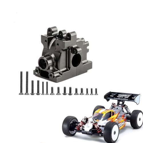 WLYEJEA Kyosho Inferno MP9 MP10 Transmission Center Gearbox Case 7075 Aluminum Alloy Gearbox Housing Compatible with 1/8 RC Buggy and RC Stark Wheels