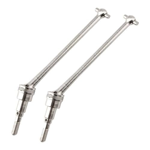 JIAFANRC XLF JSCD Metal CVD Drive Shaft Set 2pcs Compatible with Mad Max RC Truck and XLF X03 X04 X03A Max X04A Max X07 X08 1/10 Scale Models