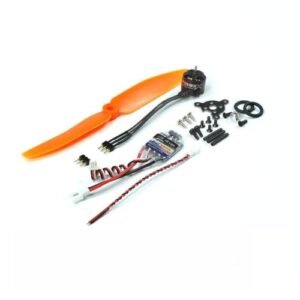 MC1106 3800KV Micro Brushless Motor ESC Power Combo for Indoor RC Airplane Plans F3P Model