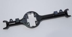 SSD RC Truck Yota II Steel Front Axle Case CNC Machined Black Coated
