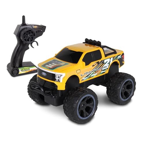 NKOK RC Ford F150 Lightning Monster Truck with Officially Licensed Ford Lightning RC Body for Ultimate OffRoad Adventure