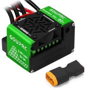 GOUPRC 60A Brushless ESC Waterproof Electric Speed Controller for 1 10 Scale RC Truck Accessories