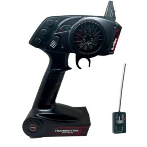 HeelAooRC 2.4G 3CH Remote Control Transmitter with Receiver for RC Boat Modeler Enthusiasts
