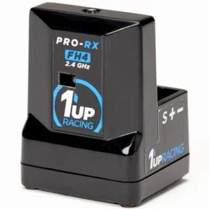1Up Racing Pro RX FH4 4 Channel 2.4 GHz Sanwa Compatible Receiver for New Bright RC Trucks