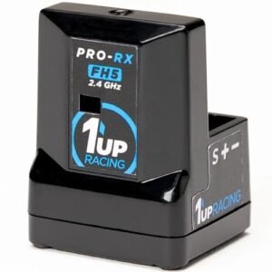 1Up Racing Pro RX FH5 4 Channel 2.4 GHz Sanwa Compatible Receiver for RC Radio Systems