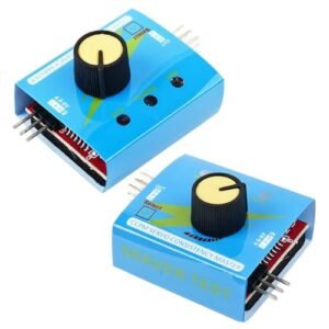 Wishiot 3CH Digital RC Servo Tester with RC Shock Rebound Adjustment for Precision Control in RC Cars