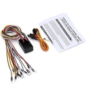 RC Drag Brake Explained 12 LED Flash Lights Kit for 1 10 RC Cars Headlights Turn Brake Light